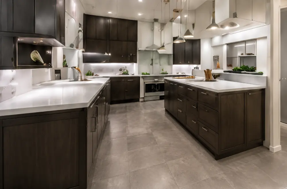 Residential kitchen interior